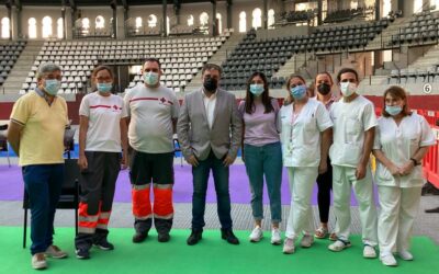 Villena cierra la instalación de vacunación de la Covid-19 en el Espacio Multifuncional de la Plaza de Toros