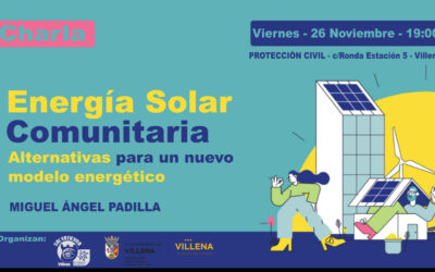 Medio Ambiente y la Asociación Salvatierra organizan la charla sobre Energía Solar Comunitaria y los nuevos modelos de producción energética
