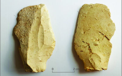 El Museo recibe la donación de un cuchillo de sílex hallado en una explotación agrícola de Las Virtudes   