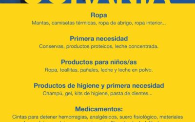 El Ayuntamiento informa de los puntos de recogida de ayuda para el pueblo de Ucrania