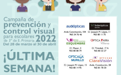 Última semana para la solicitud de cita en la campaña de Prevención y Control de la Salud Ocular Infantil