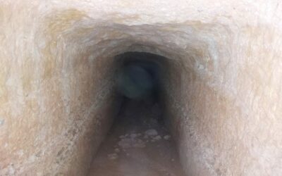 El hundimiento de un camión descubre una canalización de agua subterránea del siglo XVIII