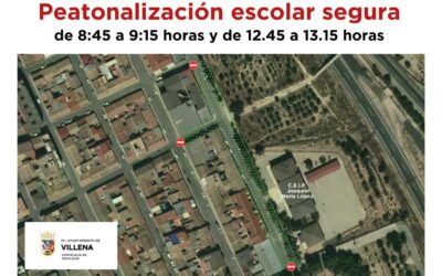 Movilidad Urbana arranca la experiencia piloto de peatonalización del acceso al colegio Joaquín María López   