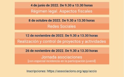 Cursos formativos para asociaciones