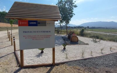 El Ayuntamiento inaugura el nuevo vial ecológico del trazado del Chicharra en la carretera de Biar