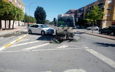 La Concejalía de Limpieza trabaja para recuperar la normalidad tras las fuertes lluvias