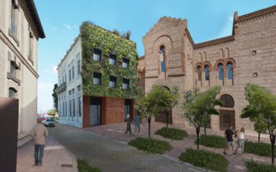 La reforma del Conservatorio incluye un nuevo acceso a la calle Madrid con un jardín vertical y una mejora de la eficiencia energética del 67%