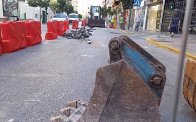 El Ayuntamiento prepara una línea de subvención para establecimientos afectados por las obras de urbanización y mejora de la red subterránea   