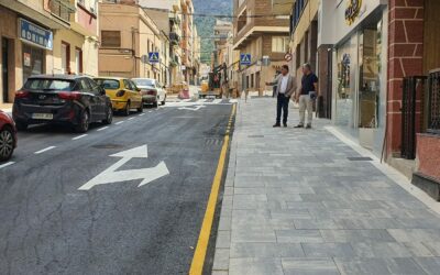 Apertura de la calle José María Soler tras las obras de mejora de la red de agua y su urbanización integral