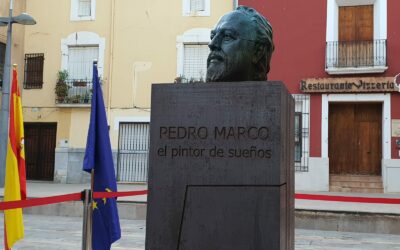 El Ayuntamiento de Villena dedica una escultura al pintor Pedro Marco