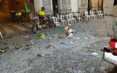 El servicio de limpieza recogió 16 toneladas de basura durante las Fiestas de Villena