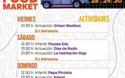 Villena celebra su Street Food Market con actuaciones musicales, artesanía y actividades infantiles