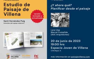 El equipo redactor presenta el Estudio de Paisaje de Villena previo a su aprobación definitiva