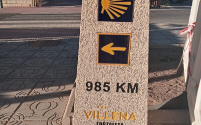 El Ayuntamiento mejora la señalización del Camino de Santiago a su paso por Villena