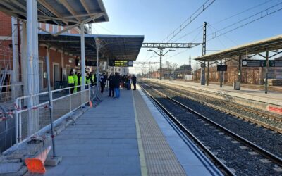 Las obras de la estación del tren de Villena finalizarán a principios de abril