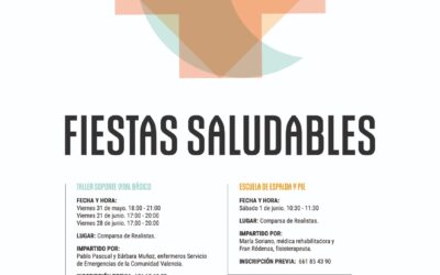 Ayuntamiento y Junta Central organizan el ciclo ‘Fiestas Saludables’ para prevenir riesgos  en la salud durante los actos festivos