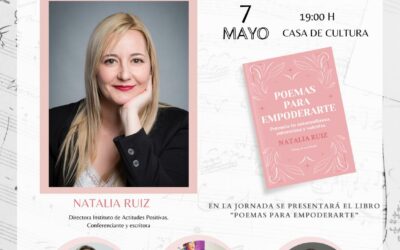 Poesía y música en la jornada sobre crecimiento personal de la mano de la escritora Natalia Ruiz