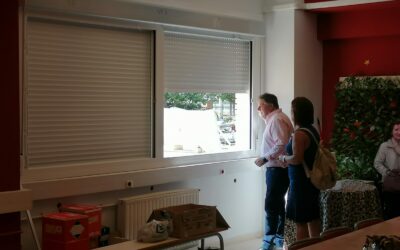 Las obras de mejora de la eficiencia energética del IES Navarro Santafé a pleno rendimiento