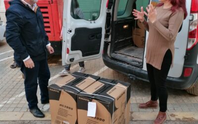 Villena entrega a los ayuntamientos de Benetússer y Paiporta 10 hidro-limpiadoras para ayudar en las tareas de recuperación tras la DANA