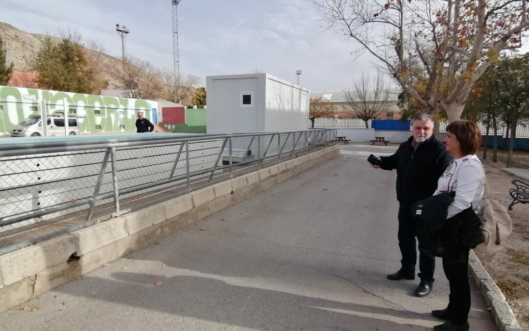 El Colegio Santa Teresa recibe los módulos prefabricados para sus aulas provisionales