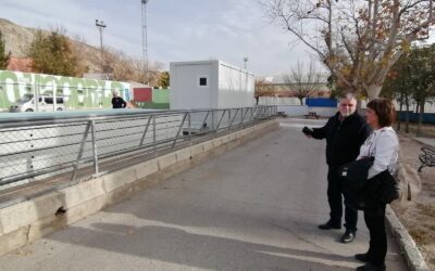 El Colegio Santa Teresa recibe los módulos prefabricados para sus aulas provisionales