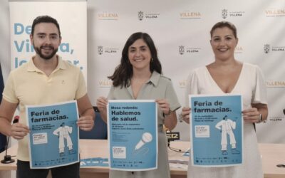 Villena organiza la I Feria de Farmacias en reconocimiento de su función como parte esencial del sistema sanitario
