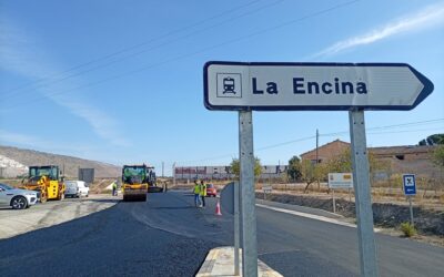 Mejora del acceso a La Encina tras el reasfaltado de la carretera