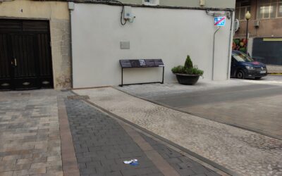 Cultura instala un panel informativo donde se halló parte de la muralla medieval de la ciudad