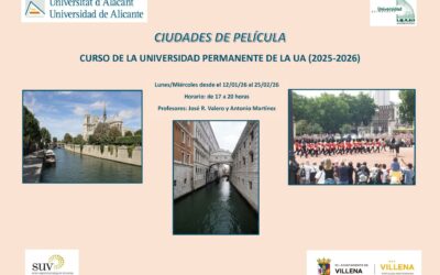 La Universidad Permanente de la UA abre el plazo de matriculación para el curso destinado a cinéfilos y viajeros ‘Ciudades de Película’