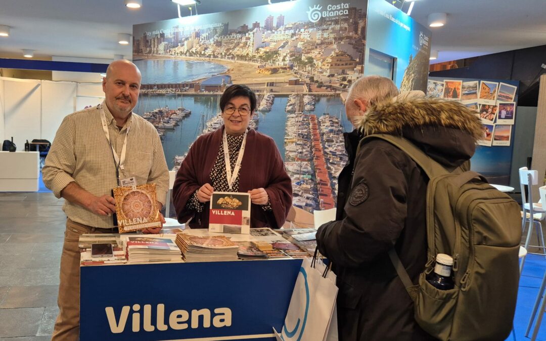 Villena promueve su oferta enogastronómica en Navatur, la feria de turismo más importante del norte de España