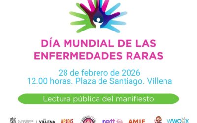 Villena conmemora este sábado el Día Mundial de las Enfermedades Raras con la lectura del manifiesto reivindicativo