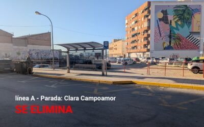 Cambios en las líneas de autobús urbano por las obras de la Ronda Suroeste