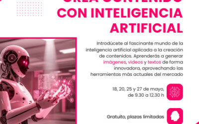 Aula Innova Formación ofrece el curso ‘Crea contenido con Inteligencia Artificial’