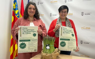 El Mercado acoge la campaña del Espárrago de Villena 2026 para reforzar la identidad gastronómica local