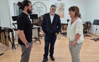 Cultura aporta a la Sociedad Musical Ruperto Chapí 15.000 euros en un convenio de colaboración a su actividad cultural