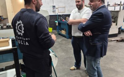 El alcalde visita la nueva empresa Mecanizados JULSA, que se suma a la diversificación y fortalecimiento del tejido empresarial de Villena