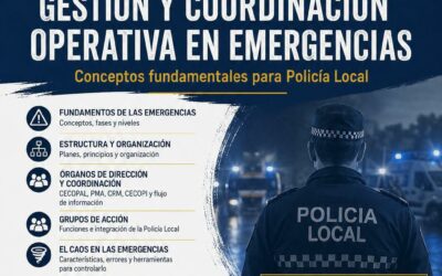 Villena reúne a policías locales de distintas provincias para el curso formativo sobre gestión y coordinación de emergencias