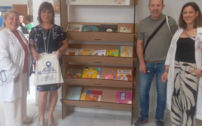 Bibliotecas Municipales instalan su segundo Punto de Lectura Infantil en el área de pediatría del Centro de Salud II