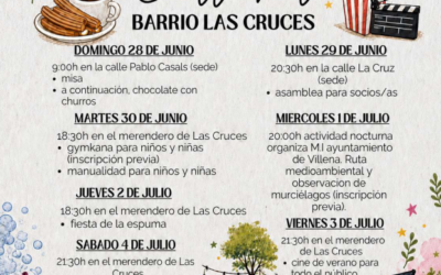 El Barrio de Las Cruces celebra su Semana Cultural con actividades para todos los públicos