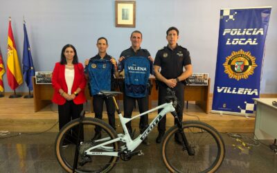 Los agentes Felipe Cutillas Marco y Mario Salas Sánchez representarán a Villena en el Campeonato de España de BTT de Policías Locales