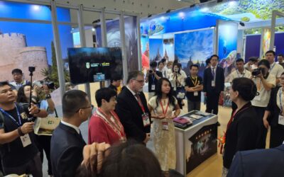 Villena despliega en la feria de turismo de China su oferta cultural y enológica