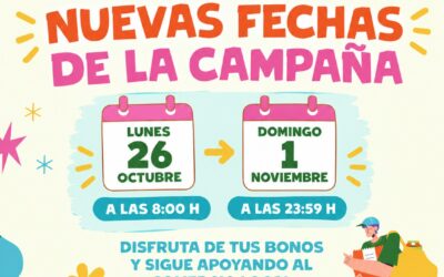 El Ayuntamiento amplía el plazo de canje del bono consumo hasta el 1 de noviembre