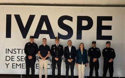 Tres oficiales de Policía Local en prácticas inician su formación en el IVASPE para acceder a su plaza definitiva